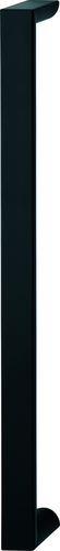 E5095 F9714M schwarz matt / 600 mm / BS-1102 (für einseitige Befestigung bzw. für Bügelgriffe mit einem Ø von 25, 30 o. 34 mm) / Stück Produktbild BIGPIC L