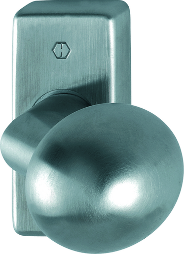 E50G/44 fest/F69 Edelstahl matt//12 mm/HOPPE-Logo Produktbild BIGPIC L
