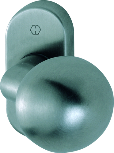 E50G/55 Stück, Außenseite/F69 Edelstahl matt/8mm/Türdicke 55-65mm/ Produktbild BIGPIC L