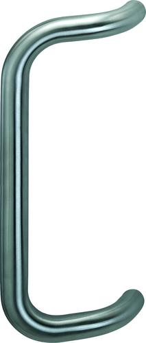 E5110-110 F69 Edelstahl matt/Stichmaß 350mm/BS-1102 (einseits an Kunststoff-/Aluminium und Holztüren)/Stück Produktbild BIGPIC L
