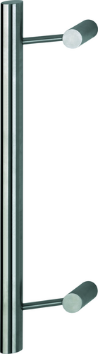 E5119C /F69 Edelstahl matt/500 mm/350 mm/2/BS-1102 (einseits an Kunststoff-/Aluminium und Holztüren) Produktbild BIGPIC L