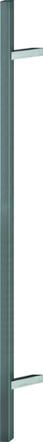 E5764 F69 Edelstahl matt/1600 mm/1200 mm//2//BS-1102 (einseits an Kunststoff-/Aluminium und Holztüren)/Stück/à 1/Kunststoffbeutel Produktbild BIGPIC L