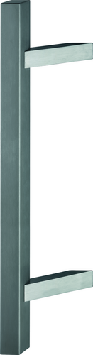 E5764 F69 Edelstahl matt/600 mm/400 mm//2//BS-1102 (einseits an Kunststoff-/Aluminium und Holztüren)/Stück/à 5/Umkarton Produktbild BIGPIC L