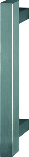 E5766 F69 Edelstahl matt/400 mm/300 mm/2//BS-1102 (einseits an Kunststoff-/Aluminium und Holztüren)/Stück/à 1/Kunststoffbeutel Produktbild BIGPIC L
