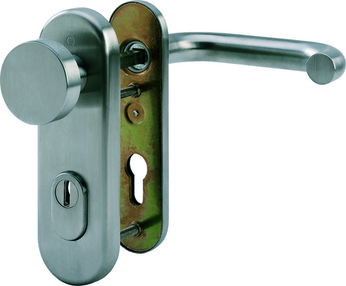 E58/3332K-ZA/353K-1/138Z Garnitur HOPPE-Schnellstift/ES1 (SK2)/8mm/Profilzylinder 72mm/Türdicke 37-42mm/ Produktbild BIGPIC L