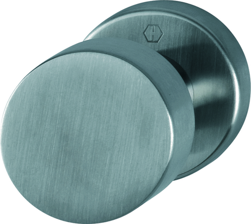 E58/42/58 Paar/fest/F69 Edelstahl matt/8mm/Türdicke 40-45mm/ Produktbild BIGPIC L