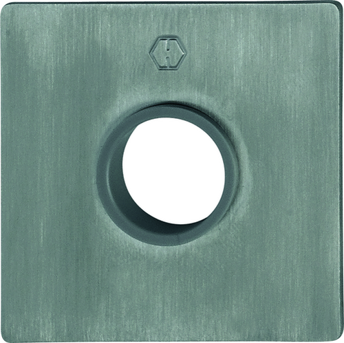 E848N Paar / F69 Edelstahl matt / 5,9x24,5 mm / Ø18 mm / 35-45 mm / HOPPE-Logo Produktbild BIGPIC L