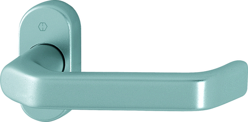 FS-1313G/55 Halbgarnitur/F1-2 Alu natur matt/9mm/HOPPE-Logo Produktbild BIGPIC L