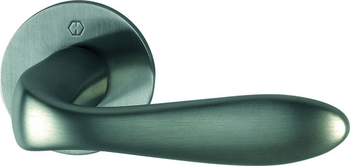 M1535/849N Garnitur HOPPE-Schnellstift / F42/F69 satiniert vernickelt/Edelstahl matt / 8 mm / 35-45 mm / HOPPE-Logo Produktbild BIGPIC L