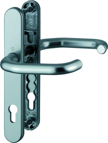 RD-138GF/3357N Garnitur/F1 Alu natur/9mm/Profilzylinder 92mm/Türdicke 67-72mm/ Produktbild BIGPIC L