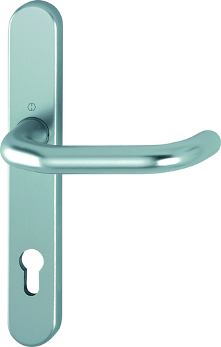 RD-138GF/3357SN Halbgarnitur, Innenseite/F1 Alu natur/9mm/40mm vorst./Profilzylinder 92mm// Produktbild BIGPIC L