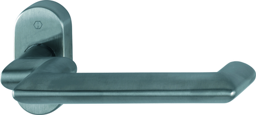 RD-E1141GF2/55 Halbgarnitur/Antipanik-Vierkantstift/F69 Edelstahl matt/9mm/45-65 mm/HOPPE-Logo Produktbild BIGPIC L