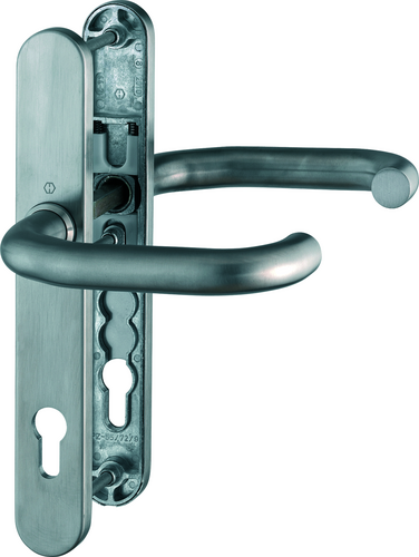 RD-E138GF/3357N Garnitur//F69 Edelstahl matt/9mm/Profilzylinder 92mm/Türdicke 67-72mm/ Produktbild BIGPIC L