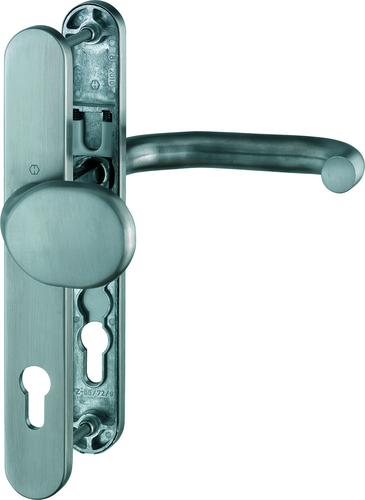 RD-E86G/3357N/138GF Garnitur/F69 Edelstahl matt/9mm/Profilzylinder 92mm/Türdicke 67-72mm/ Produktbild BIGPIC L