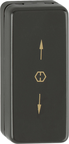 U34SV /F8019SG graubraun seidenglänzend/N10, ohne Arrettierung, braun/HOPPE LOGO + SCHIEBERICHTUNG Produktbild BIGPIC L