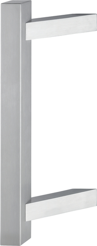 E5764 F69 Edelstahl matt/400 mm/300 mm//2//BS-1102 (einseits an Kunststoff-/Aluminium und Holztüren)/Stück/à 1/Kunststoffbeutel Produktbild BIGPIC L