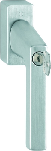 M0643S/US943 100NM F41-R satiniert verchromt - Resista® / N10A, mit Arretierung / 7 mm / 32-42 mm vorst. / Druckzyl. H001 / HOPPE-Logo / 90° / M5x50 m Produktbild BIGPIC L