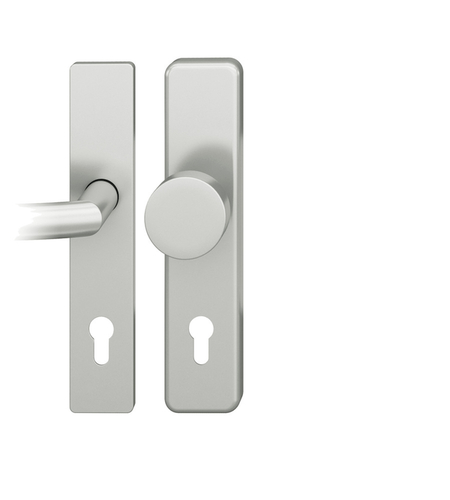 Wechsel-Grt. PZ 92mm        S2 Langschild 11mm Aluminium naturfarbig Produktbild BIGPIC L