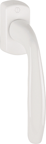 0810/US10 /F9001 cremeweiß/N10A, mit Arretierung, cremeweiß/7mm/32-42mm vorst./HOPPE-Logo/90°/M5x45mm + M5x50mm Produktbild BIGPIC L