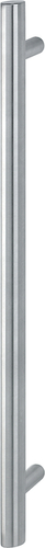 E5061 F69 Edelstahl matt/Länge 800mm/Stichmaß 560mm/2 Stützen/BS-1102 (einseits an Kunststoff-/Aluminium und Holztüren)/ Produktbild BIGPIC L