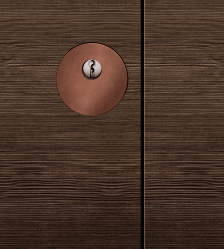 Schutzrosette PZ + 1735 TS 67 - 69 mm Bronze hell patiniert gew. Produktbild BIGPIC L