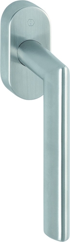 E0140/US956 /F69 Edelstahl matt/N10A, mit Arretierung/7mm/20-30mm vorst./HOPPE-Logo/90°/M5x35mm + M5x40mm Produktbild BIGPIC L