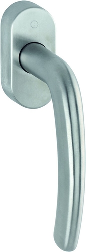 E0310/US956 /F69 Edelstahl matt/N10A, mit Arretierung/7mm/20-30mm vorst./HOPPE-Logo/90°/M5x35mm + M5x40mm Produktbild BIGPIC L
