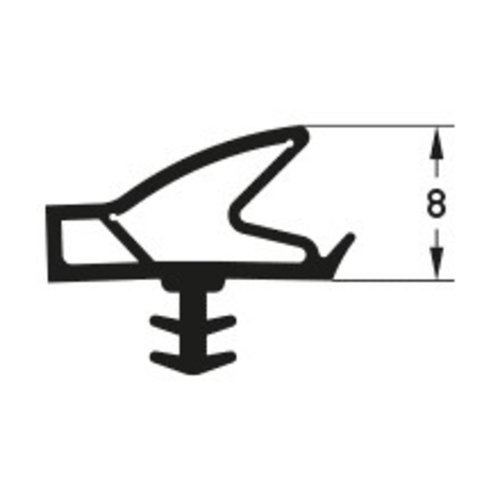 Dichtprofil S 6699a schwarz VE120 Produktbild BIGPIC L