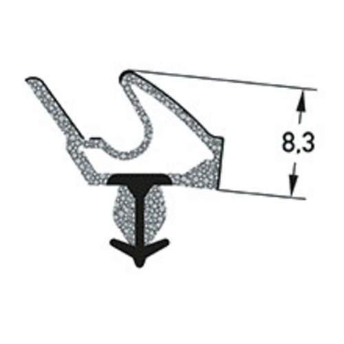 Dichtprofil SP 7677 weiß 1 x 150 m Spule Produktbild BIGPIC L