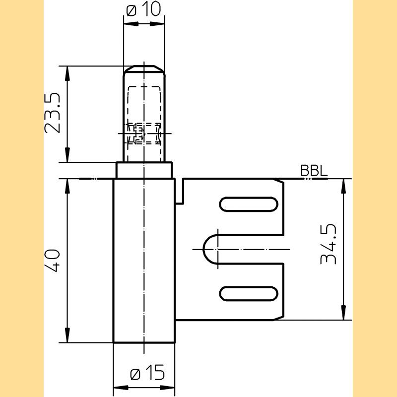 SIMONSWERK Rahmenteil VARIANT V 8100 WF HV Stop Produktbild BIGSKZ L