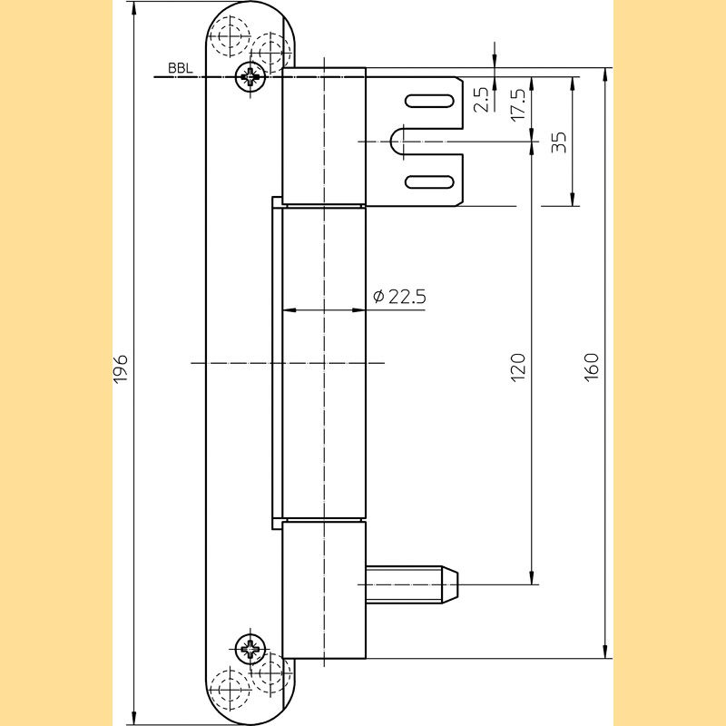 SIMONSWERK Objektband VARIANT VN 8937/160 U Compact Produktbild BIGSKZ L