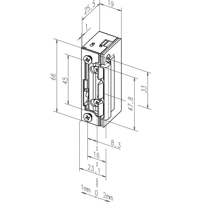 effeff Elektrischer Türöffner Modell *118E96BSET* Produktbild BIGSKZ L