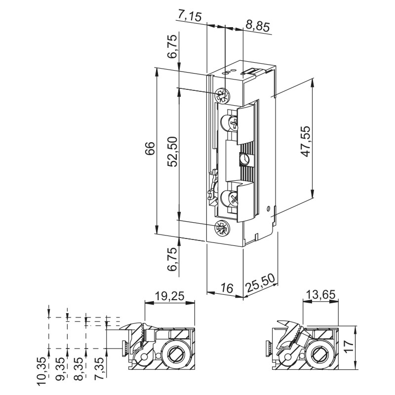 greenteQ elektrischer Türöffner BQ-B Produktbild BIGSKZ L