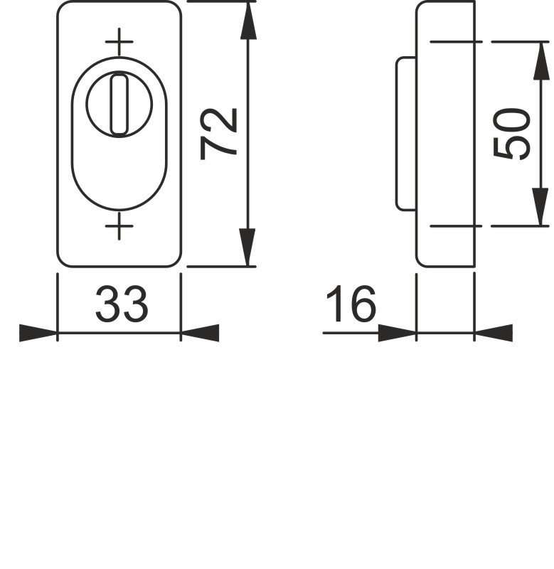 44S-ZA Stück/15,7 mm/F9-2 Alu Stahl matt/Profilzylinder Produktbild BIGSKZ L