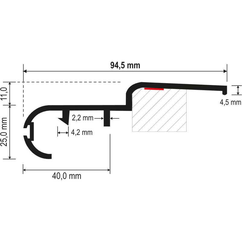 PVC Abrollprofil 969 SCHAUM Produktbild BIGSKZ L