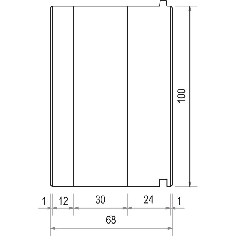 greenteQ Unterbaudämmprofil PVC/EPS Produktbild BIGSKZ L