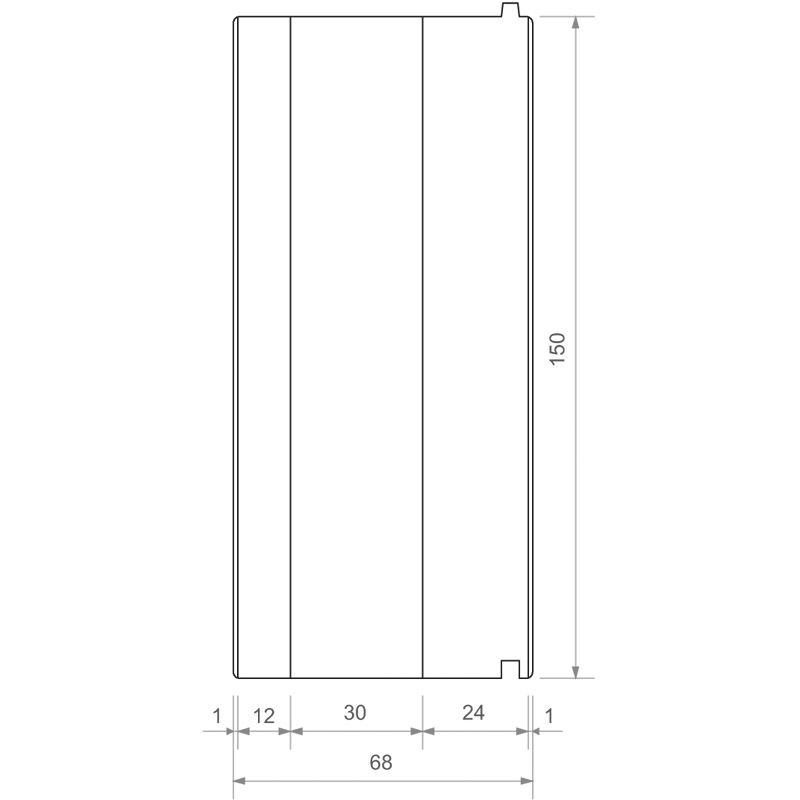 greenteQ Unterbaudämmprofil PVC/EPS Produktbild BIGSKZ L