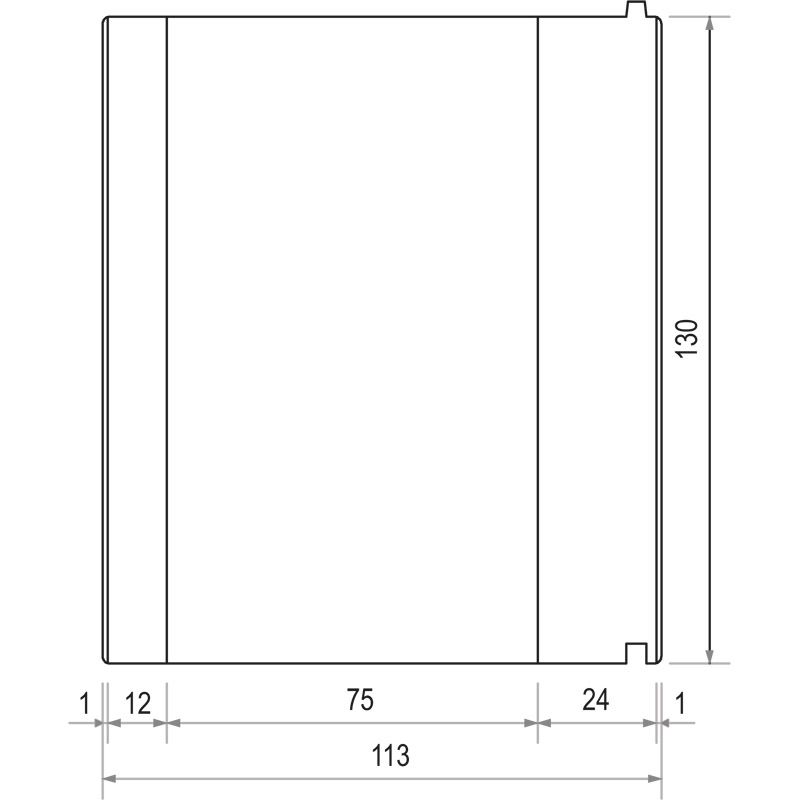 greenteQ UD-Profil PVC/EPS 3088x130x113 1 Palette = 45 ST Produktbild BIGSKZ L