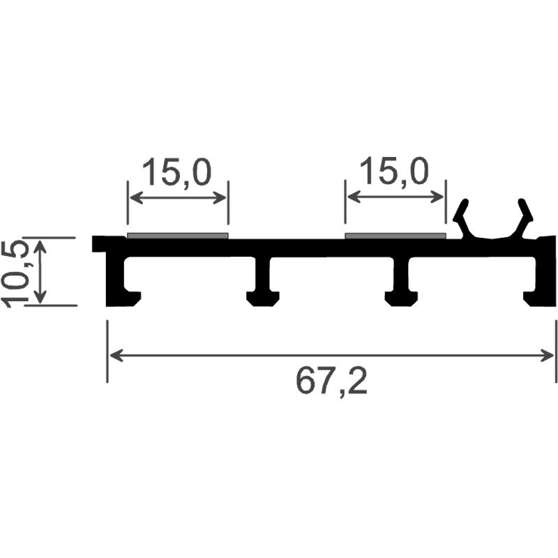 Schwellenadapter 1067 Produktbild BIGSKZ L