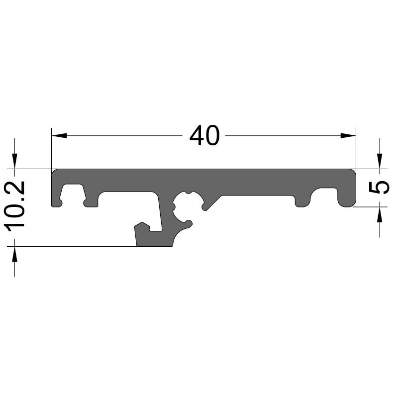 Abdeckprofil ATR 40 E G214 Produktbild BIGSKZ L