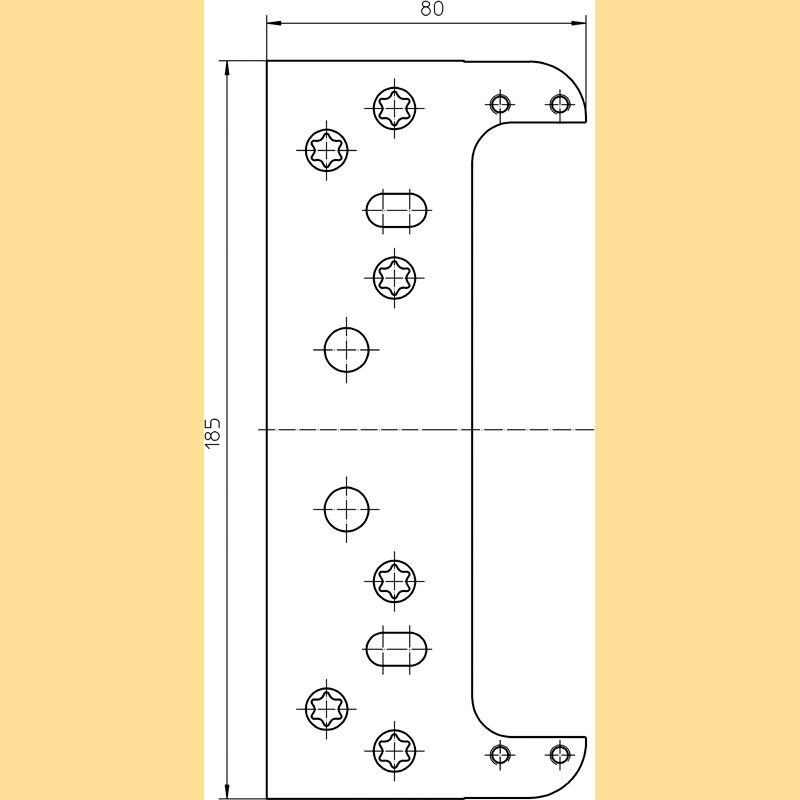 SIMONSWERK Befestigungsplatte TECTUS TE 541 3D FVZ FZ/1 Produktbild BIGSKZ L