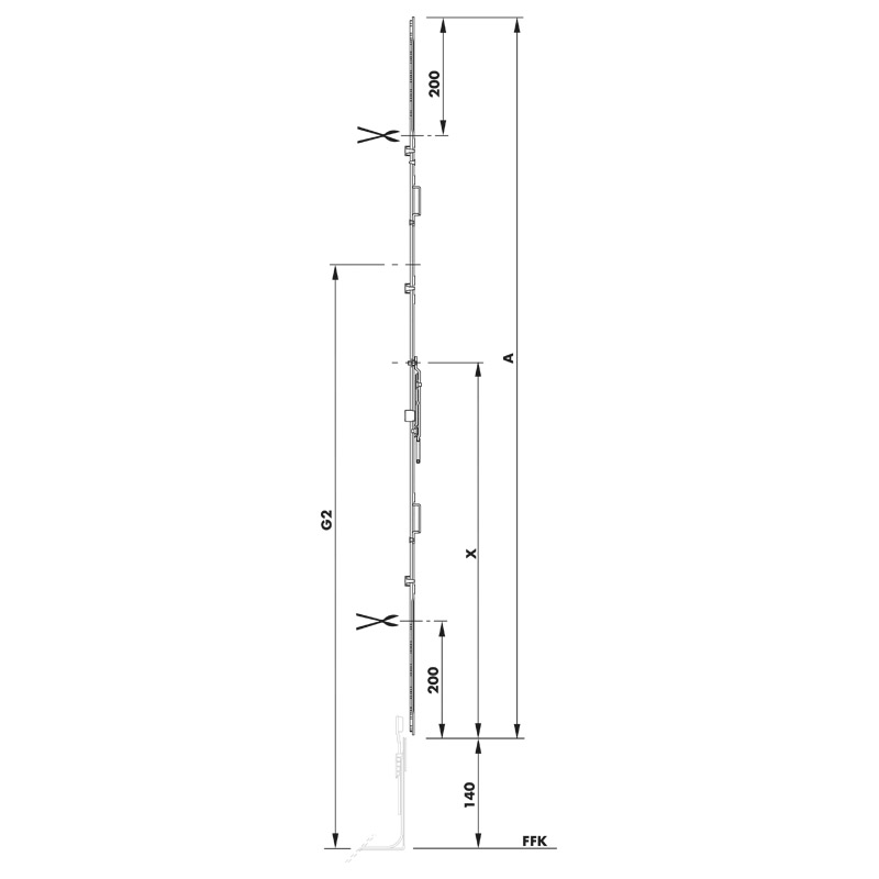 Getriebe Stulp 16 AF Gr 200 2SB TS Krt10 Produktbild BIGSKZ L