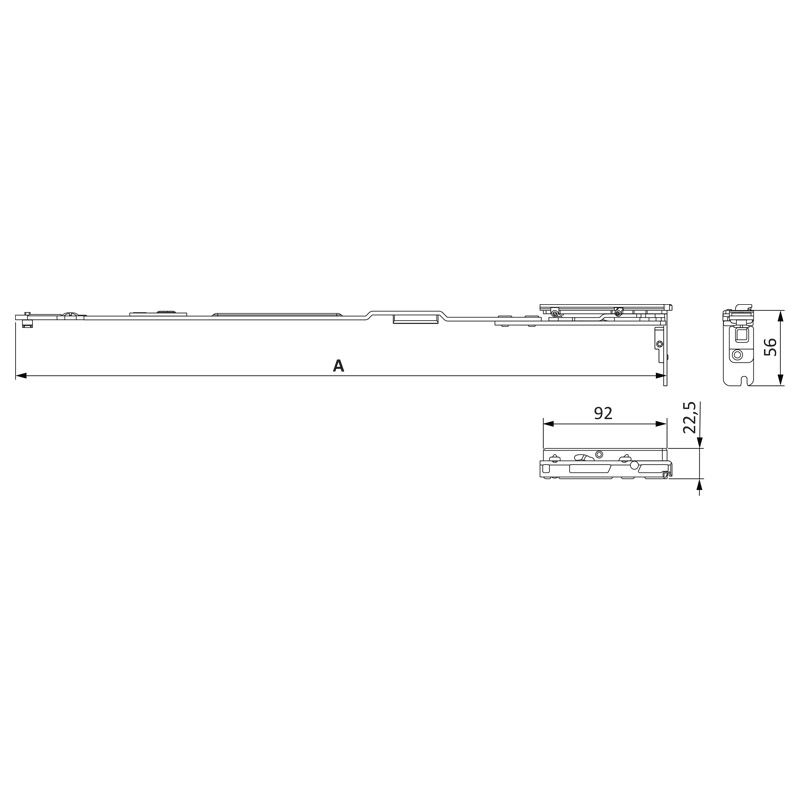 Scherenarm AX 24/9 TS Gr 4 rs Krt25 Produktbild BIGSKZ L