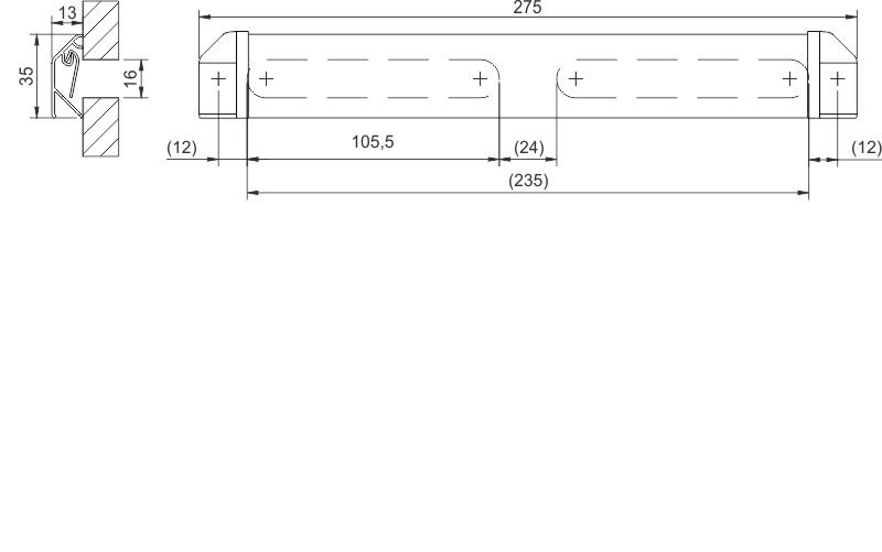 RENSON selbstregelnder Fensterlüfter SONOSLOT 275 mm Produktbild BIGSKZ L