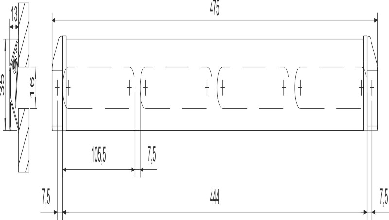 RENSON selbstregelnder Fensterlüfter SONOSLOT 475 mm Produktbild BIGSKZ L