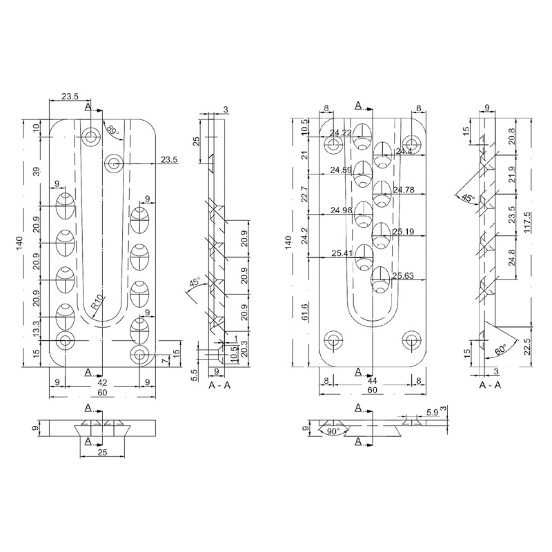 PITZL Standard Verbinder HVP für Holz-Holzanschluss 60x140 *88214.0000* Produktbild BIGSKZ L