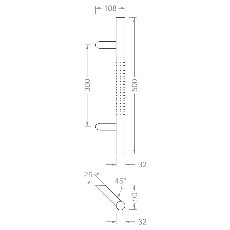 greenteQ Türgriff TG 11.ER.GS 45° Produktbild BIGSKZ L