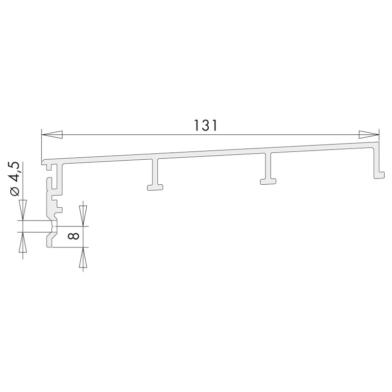 SIEGENIA Trittschwelle ECO PASS B203 Holz IV92 Produktbild BIGSKZ L