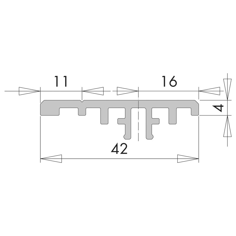 ADAPTERSCH. EP H 5 GR 450 RAL 7035 B1 Produktbild BIGSKZ L