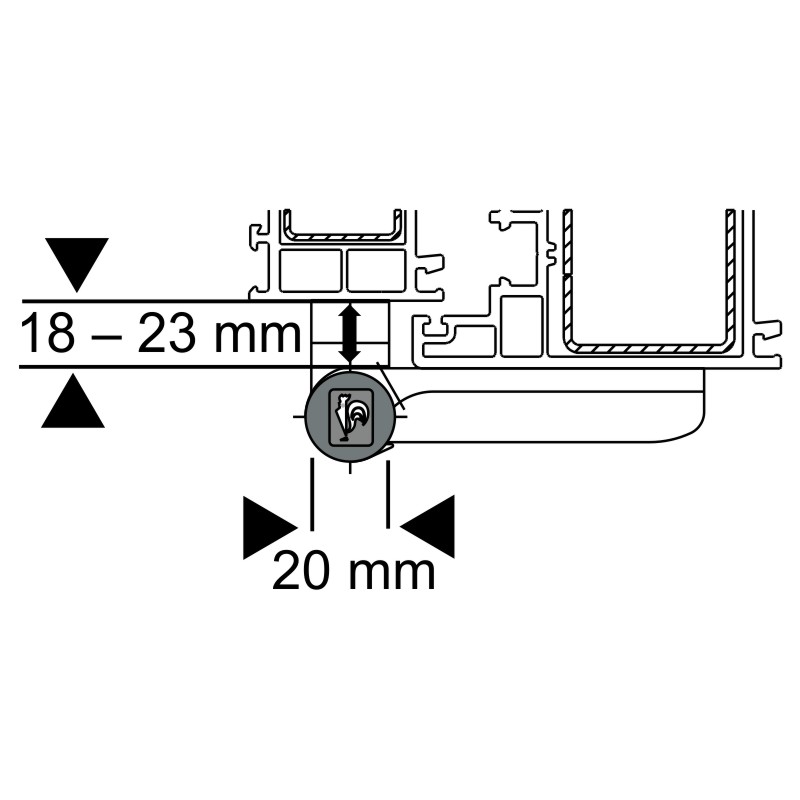 DR. HAHN Universal-Aufschraubband KT-EV P207 Produktbild BIGSKZ L